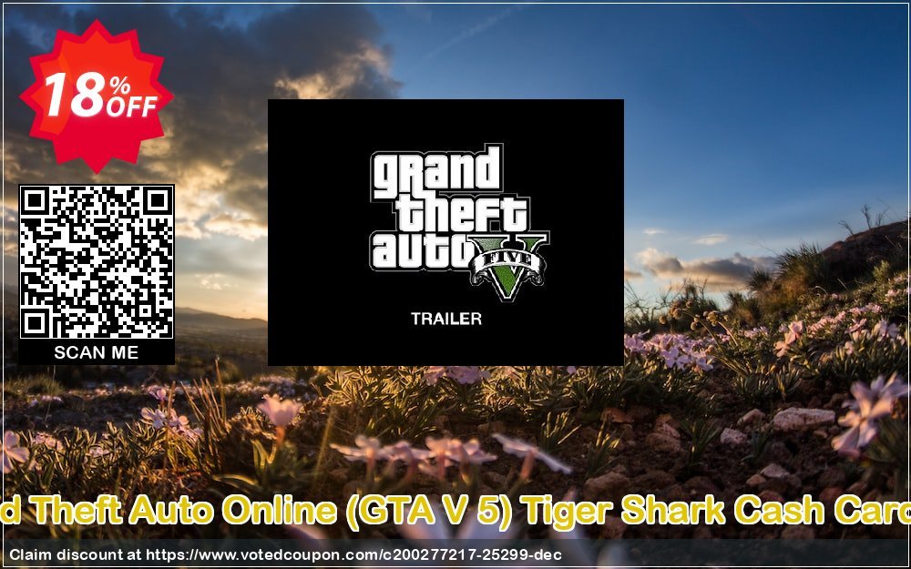 Grand Theft Auto Online, GTA V 5 Tiger Shark Cash Card PS4 Coupon Code Apr 2024, 18% OFF - VotedCoupon