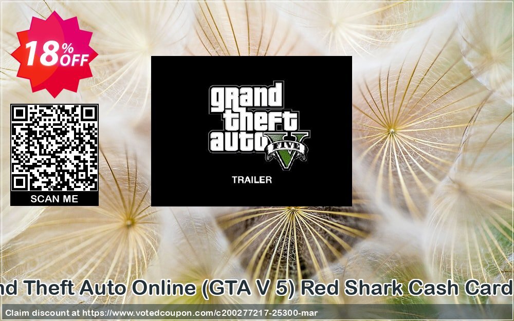 Grand Theft Auto Online, GTA V 5 Red Shark Cash Card PS4 Coupon Code Apr 2024, 18% OFF - VotedCoupon