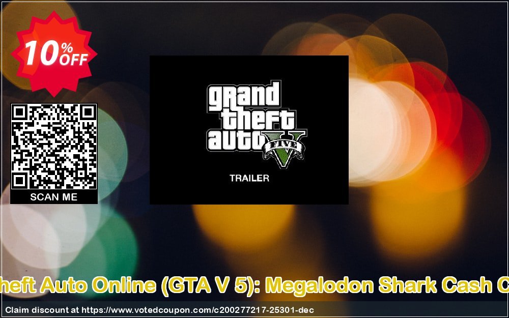 Grand Theft Auto Online, GTA V 5 : Megalodon Shark Cash Card PS4 Coupon Code Apr 2024, 10% OFF - VotedCoupon