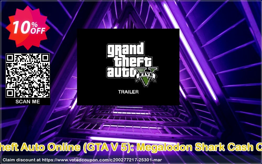 Grand Theft Auto Online, GTA V 5 : Megalodon Shark Cash Card PS4 Coupon Code Apr 2024, 10% OFF - VotedCoupon