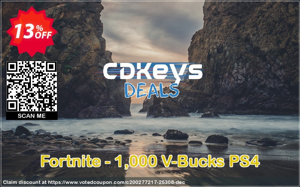 Fortnite - 1,000 V-Bucks PS4 Coupon, discount Fortnite - 1,000 V-Bucks PS4 Deal. Promotion: Fortnite - 1,000 V-Bucks PS4 Exclusive offer 