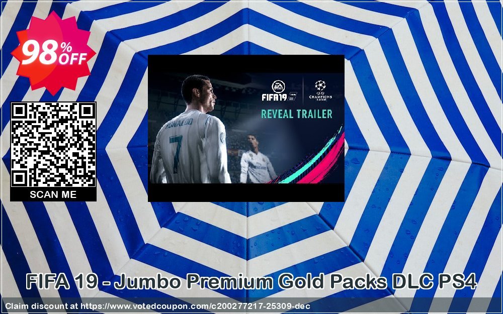 FIFA 19 - Jumbo Premium Gold Packs DLC PS4 Coupon Code Apr 2024, 98% OFF - VotedCoupon