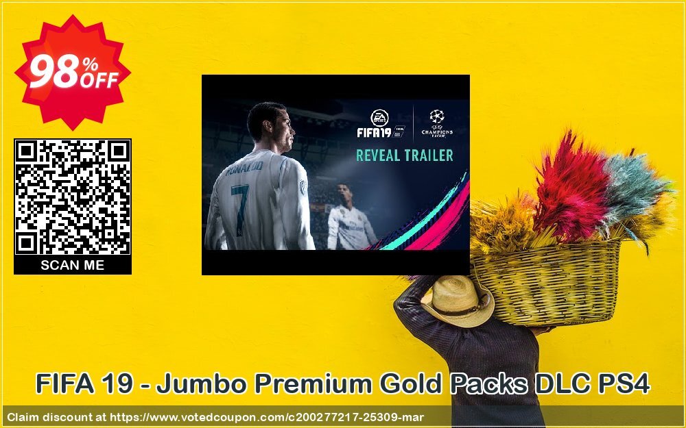 FIFA 19 - Jumbo Premium Gold Packs DLC PS4 Coupon, discount FIFA 19 - Jumbo Premium Gold Packs DLC PS4 Deal. Promotion: FIFA 19 - Jumbo Premium Gold Packs DLC PS4 Exclusive offer 