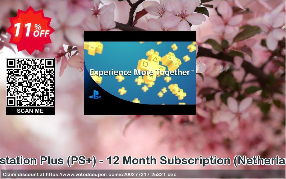PS Plus, PS+ - 12 Month Subscription, Netherlands  Coupon Code Apr 2024, 11% OFF - VotedCoupon