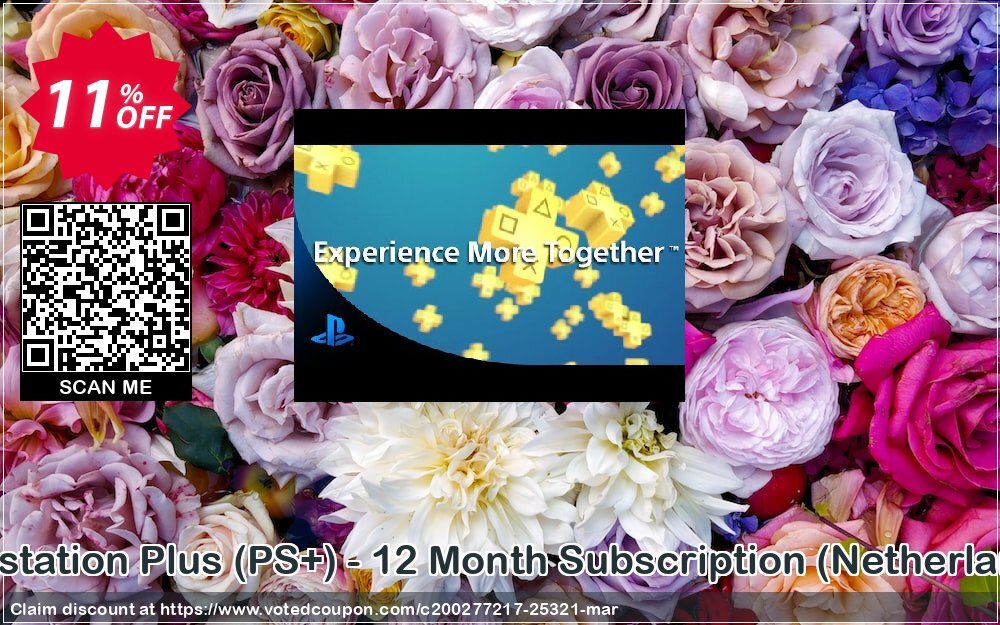 PS Plus, PS+ - 12 Month Subscription, Netherlands  Coupon Code Apr 2024, 11% OFF - VotedCoupon