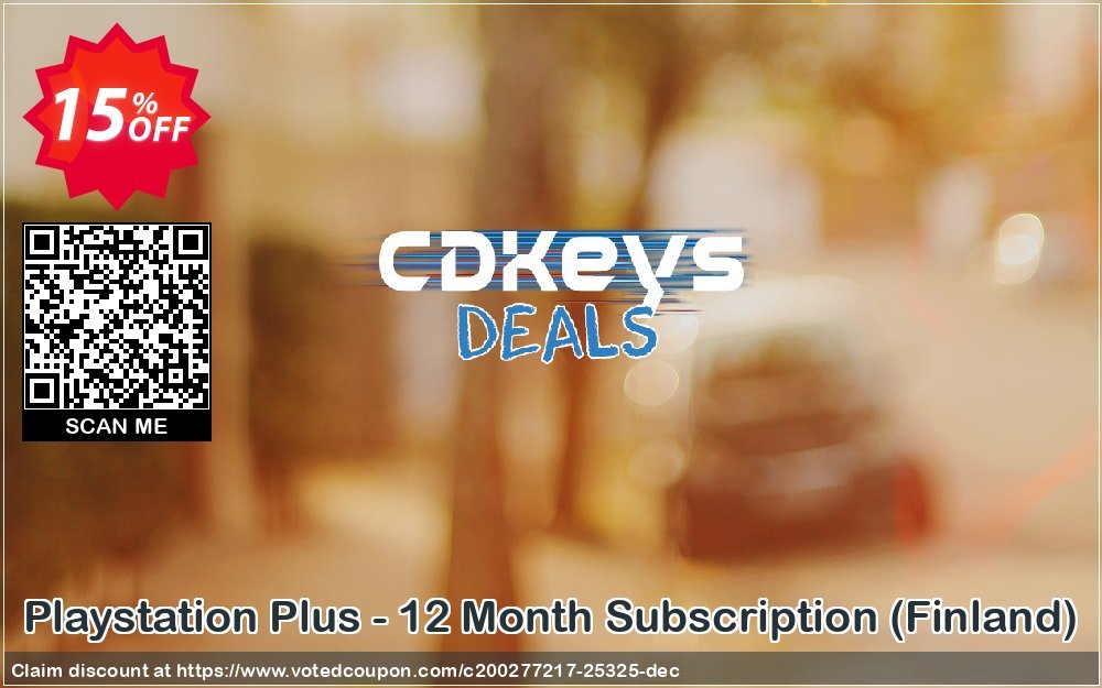 PS Plus - 12 Month Subscription, Finland  Coupon Code Apr 2024, 15% OFF - VotedCoupon