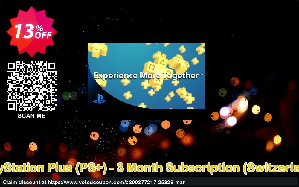 PS Plus, PS+ - 3 Month Subscription, Switzerland 