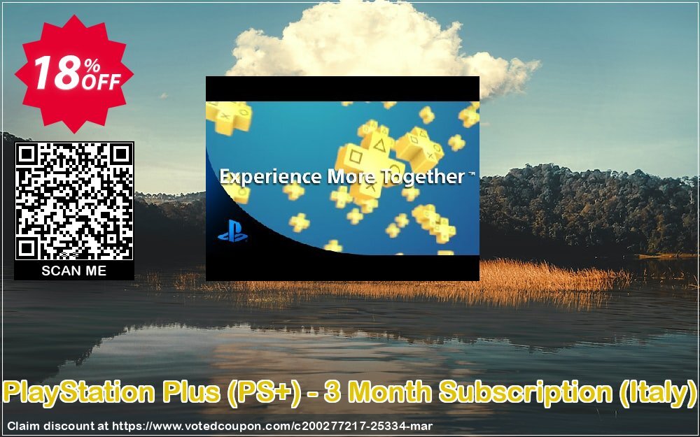 PS Plus, PS+ - 3 Month Subscription, Italy  Coupon Code Apr 2024, 18% OFF - VotedCoupon