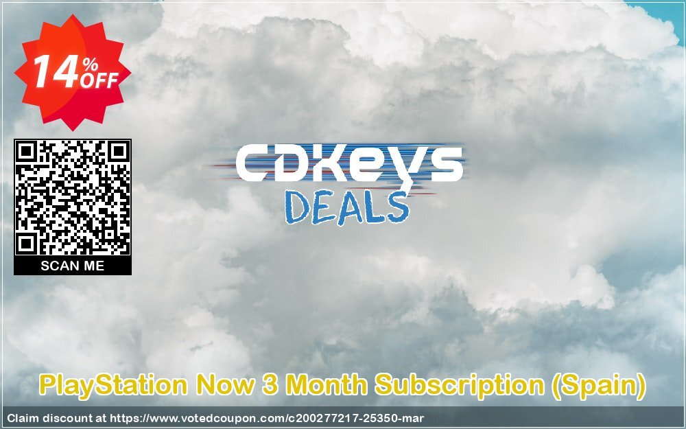 PS Now 3 Month Subscription, Spain  Coupon Code Apr 2024, 14% OFF - VotedCoupon