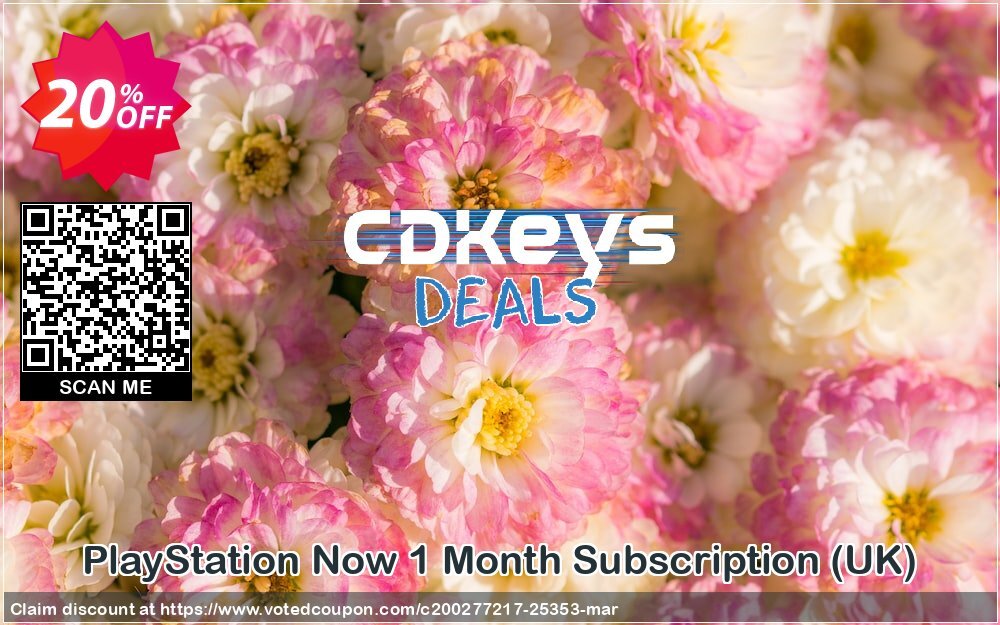 PS Now Monthly Subscription, UK  Coupon Code Apr 2024, 20% OFF - VotedCoupon