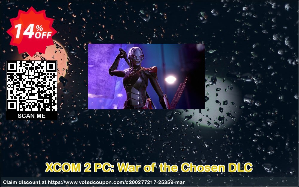 XCOM 2 PC: War of the Chosen DLC Coupon, discount XCOM 2 PC: War of the Chosen DLC Deal. Promotion: XCOM 2 PC: War of the Chosen DLC Exclusive offer 