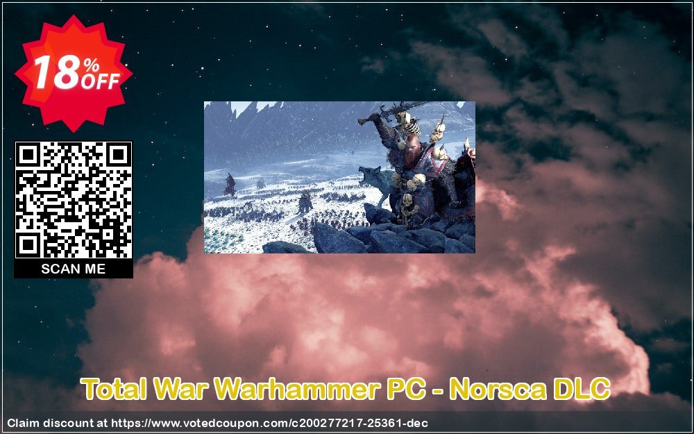 Total War Warhammer PC - Norsca DLC Coupon, discount Total War Warhammer PC - Norsca DLC Deal. Promotion: Total War Warhammer PC - Norsca DLC Exclusive offer 