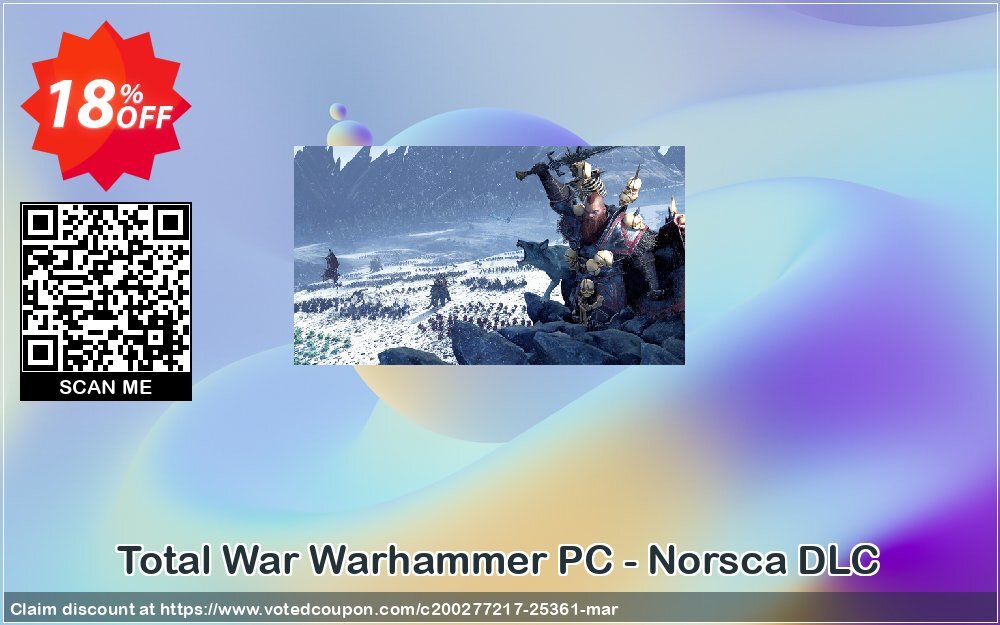 Total War Warhammer PC - Norsca DLC Coupon Code Apr 2024, 18% OFF - VotedCoupon