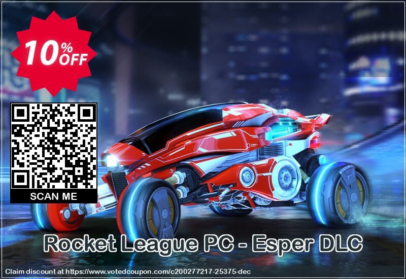 Rocket League PC - Esper DLC Coupon, discount Rocket League PC - Esper DLC Deal. Promotion: Rocket League PC - Esper DLC Exclusive offer 