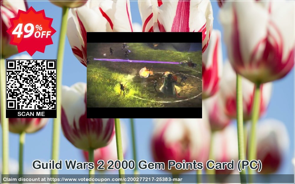 Guild Wars 2 2000 Gem Points Card, PC  Coupon Code Apr 2024, 49% OFF - VotedCoupon