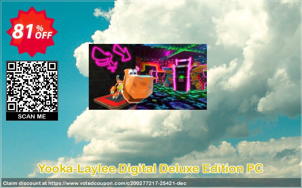 Yooka-Laylee Digital Deluxe Edition PC Coupon Code Apr 2024, 81% OFF - VotedCoupon