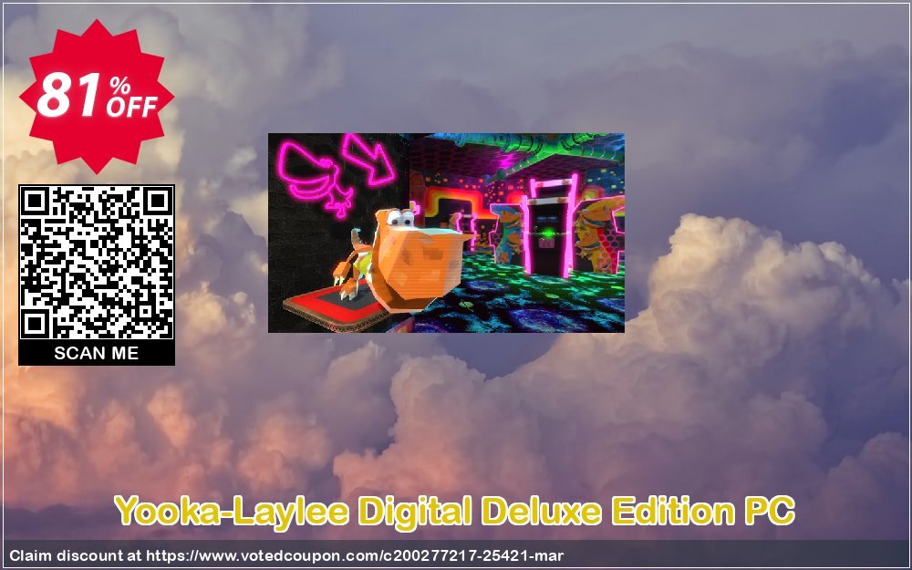 Yooka-Laylee Digital Deluxe Edition PC Coupon, discount Yooka-Laylee Digital Deluxe Edition PC Deal. Promotion: Yooka-Laylee Digital Deluxe Edition PC Exclusive offer 