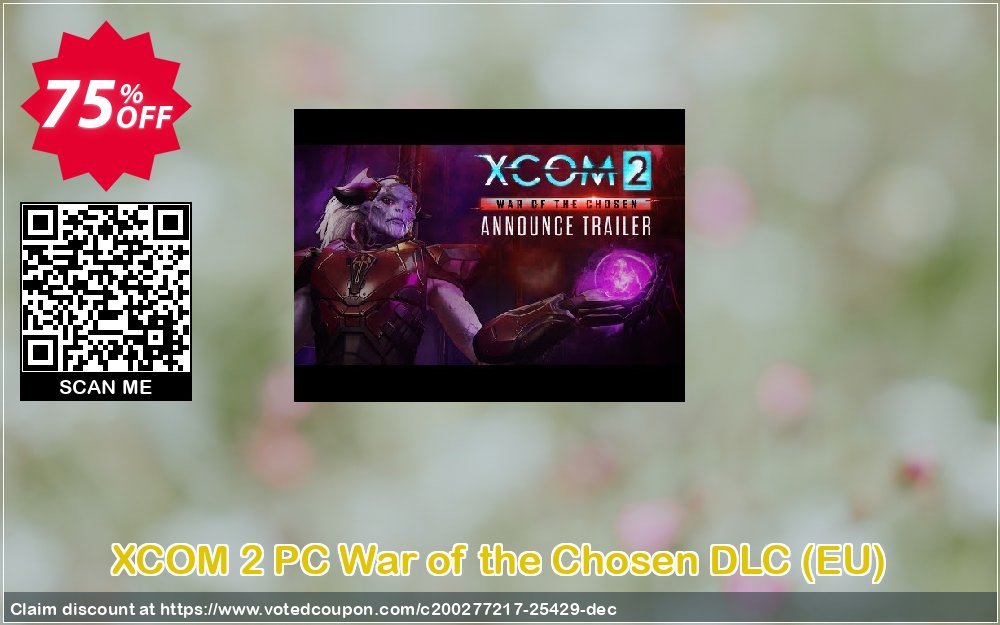 XCOM 2 PC War of the Chosen DLC, EU  Coupon, discount XCOM 2 PC War of the Chosen DLC (EU) Deal. Promotion: XCOM 2 PC War of the Chosen DLC (EU) Exclusive offer 