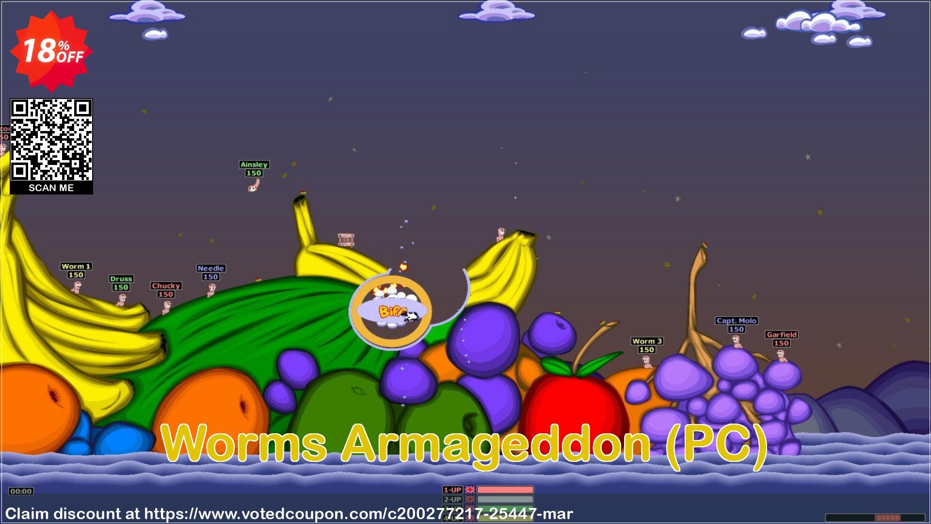 Worms Armageddon, PC  Coupon Code May 2024, 18% OFF - VotedCoupon