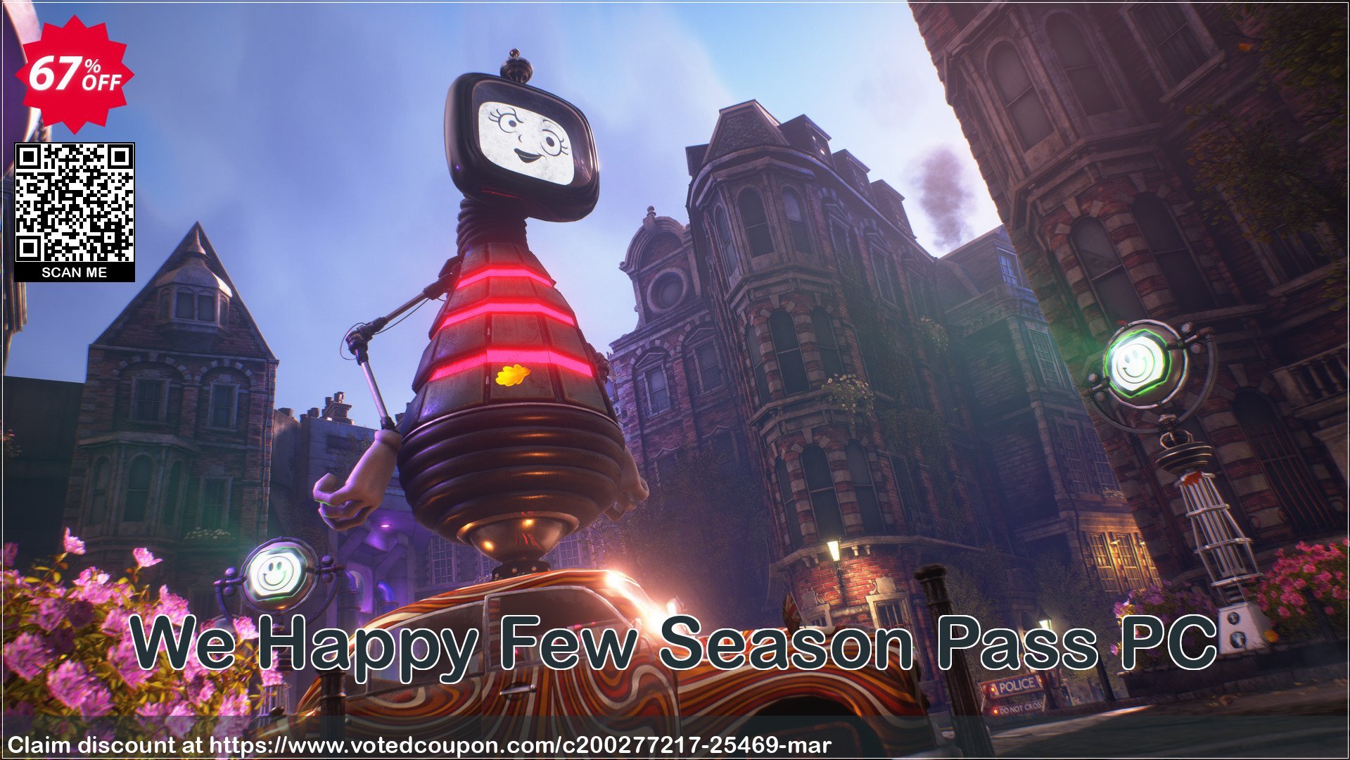 We Happy Few Season Pass PC Coupon Code Apr 2024, 67% OFF - VotedCoupon