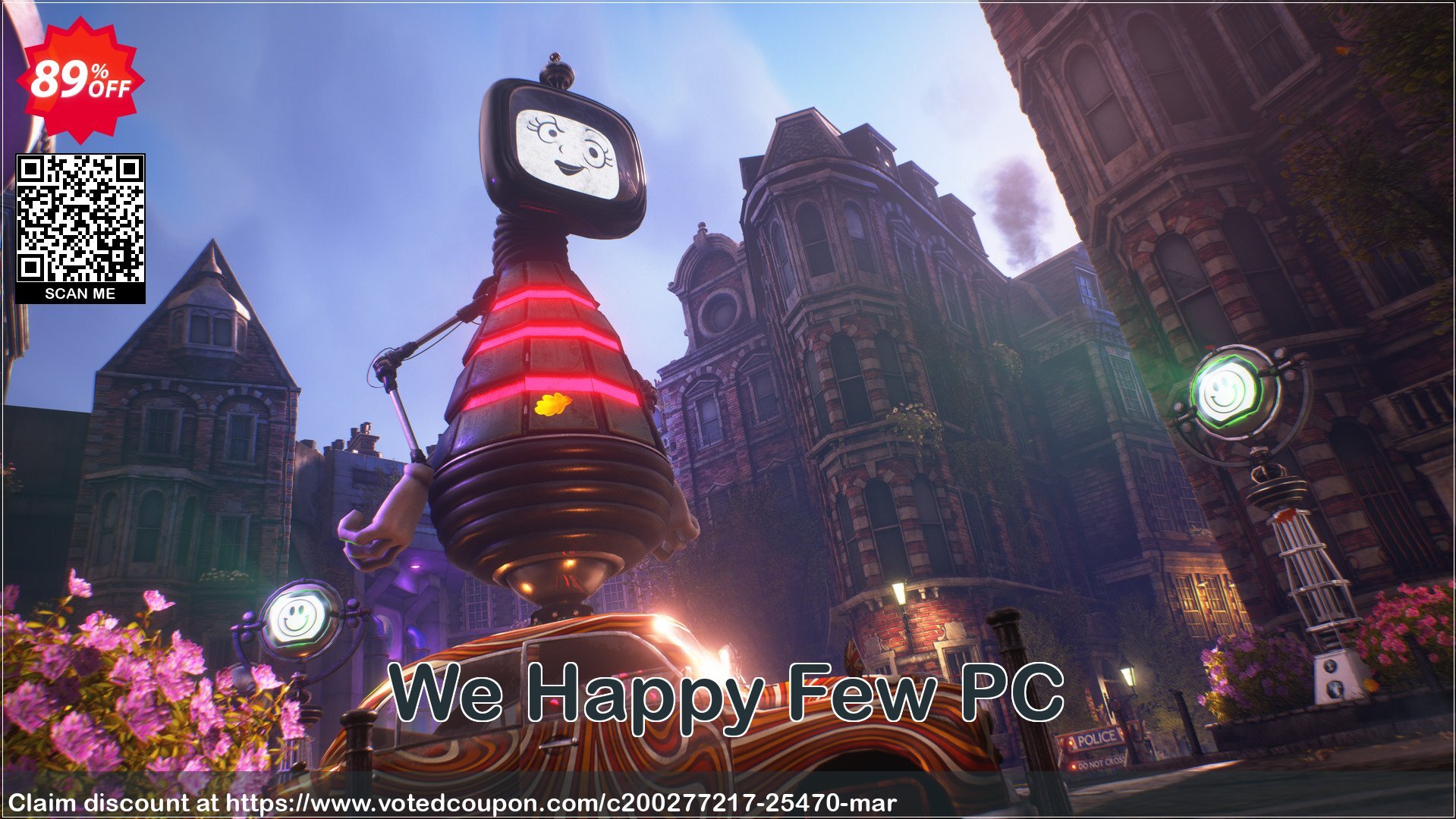 We Happy Few PC Coupon, discount We Happy Few PC Deal. Promotion: We Happy Few PC Exclusive offer 