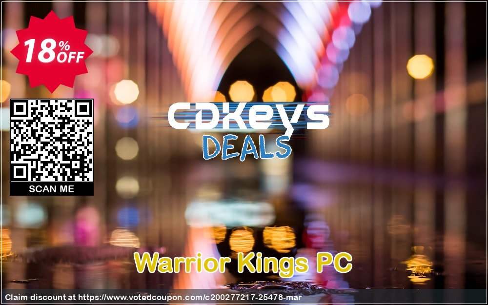 Warrior Kings PC Coupon, discount Warrior Kings PC Deal. Promotion: Warrior Kings PC Exclusive offer 