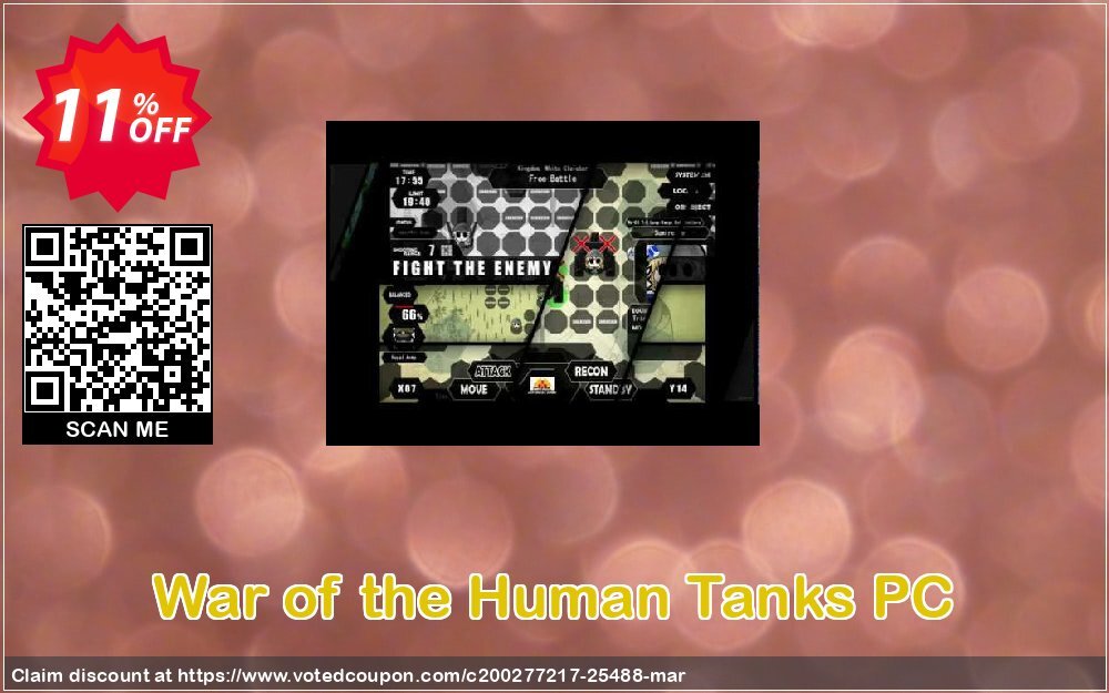 War of the Human Tanks PC Coupon, discount War of the Human Tanks PC Deal. Promotion: War of the Human Tanks PC Exclusive offer 