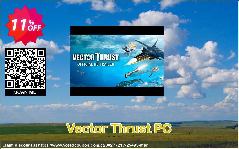 Vector Thrust PC Coupon, discount Vector Thrust PC Deal. Promotion: Vector Thrust PC Exclusive offer 