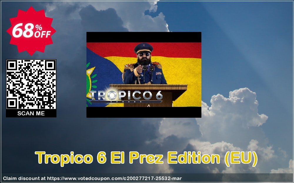 Tropico 6 El Prez Edition, EU  Coupon, discount Tropico 6 El Prez Edition (EU) Deal. Promotion: Tropico 6 El Prez Edition (EU) Exclusive offer 