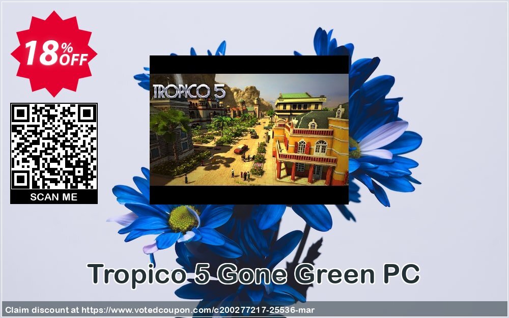 Tropico 5 Gone Green PC Coupon, discount Tropico 5 Gone Green PC Deal. Promotion: Tropico 5 Gone Green PC Exclusive offer 