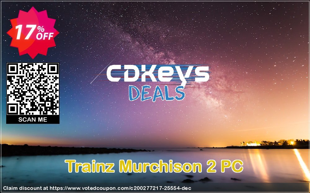 Trainz Murchison 2 PC Coupon, discount Trainz Murchison 2 PC Deal. Promotion: Trainz Murchison 2 PC Exclusive offer 