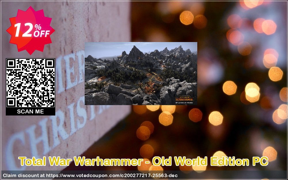 Total War Warhammer - Old World Edition PC Coupon Code Apr 2024, 12% OFF - VotedCoupon
