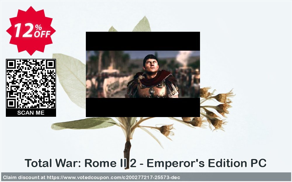 Total War: Rome II 2 - Emperor's Edition PC Coupon Code Apr 2024, 12% OFF - VotedCoupon