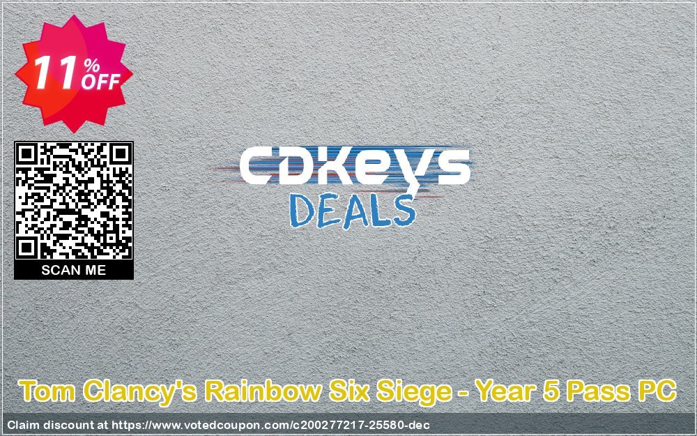 Tom Clancy's Rainbow Six Siege - Year 5 Pass PC Coupon, discount Tom Clancy's Rainbow Six Siege - Year 5 Pass PC Deal. Promotion: Tom Clancy's Rainbow Six Siege - Year 5 Pass PC Exclusive offer 