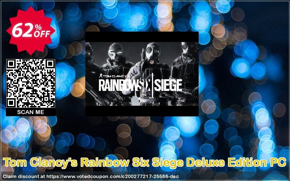 Tom Clancy's Rainbow Six Siege Deluxe Edition PC Coupon Code Apr 2024, 62% OFF - VotedCoupon