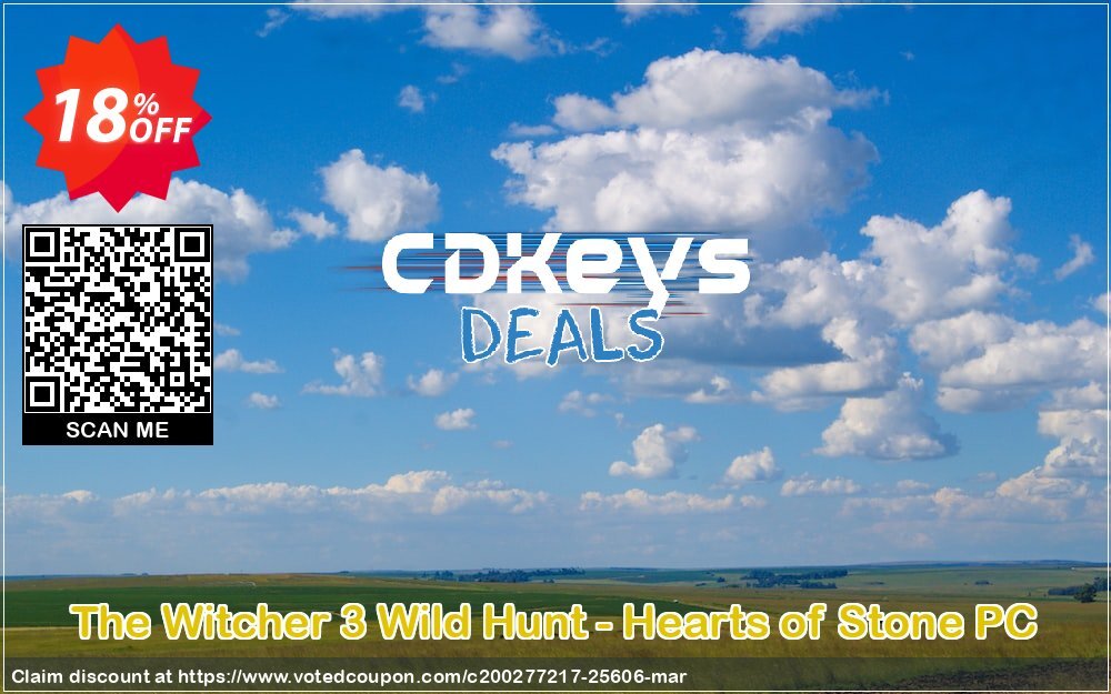 The Witcher 3 Wild Hunt - Hearts of Stone PC Coupon, discount The Witcher 3 Wild Hunt - Hearts of Stone PC Deal. Promotion: The Witcher 3 Wild Hunt - Hearts of Stone PC Exclusive offer 