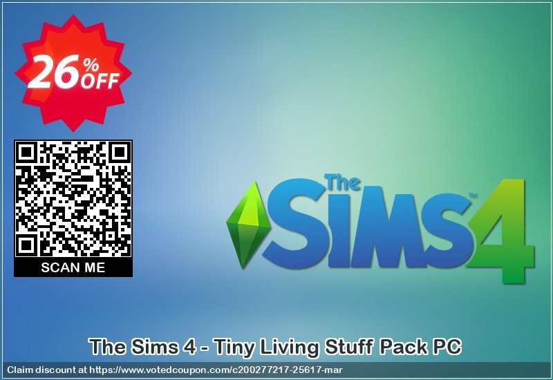 The Sims 4 - Tiny Living Stuff Pack PC Coupon, discount The Sims 4 - Tiny Living Stuff Pack PC Deal. Promotion: The Sims 4 - Tiny Living Stuff Pack PC Exclusive offer 