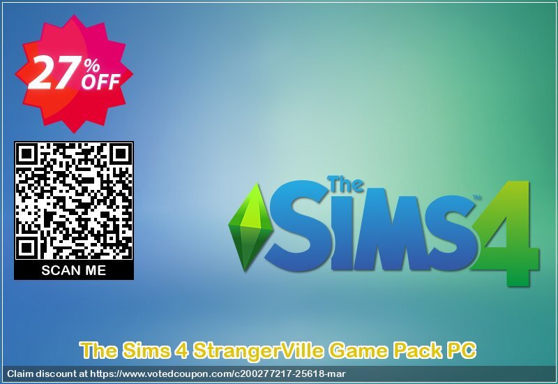 The Sims 4 StrangerVille Game Pack PC Coupon, discount The Sims 4 StrangerVille Game Pack PC Deal. Promotion: The Sims 4 StrangerVille Game Pack PC Exclusive offer 