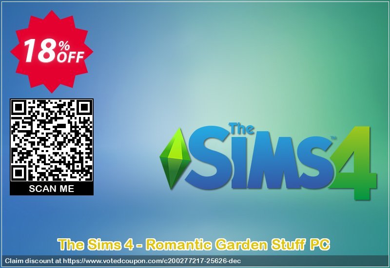 The Sims 4 - Romantic Garden Stuff PC Coupon, discount The Sims 4 - Romantic Garden Stuff PC Deal. Promotion: The Sims 4 - Romantic Garden Stuff PC Exclusive offer 