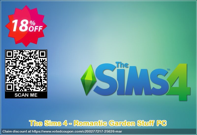 The Sims 4 - Romantic Garden Stuff PC Coupon, discount The Sims 4 - Romantic Garden Stuff PC Deal. Promotion: The Sims 4 - Romantic Garden Stuff PC Exclusive offer 