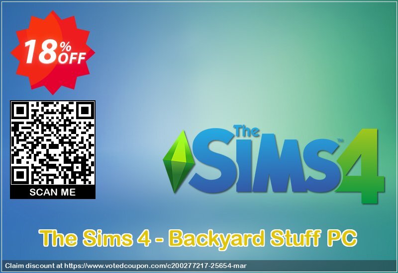 The Sims 4 - Backyard Stuff PC Coupon Code Apr 2024, 18% OFF - VotedCoupon