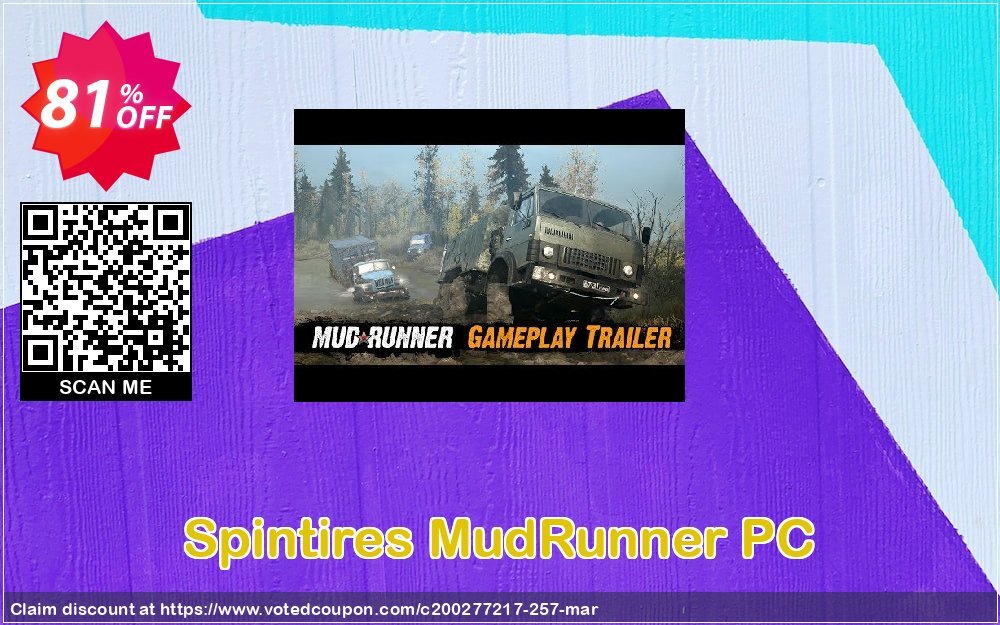 Spintires MudRunner PC Coupon, discount Spintires MudRunner PC Deal. Promotion: Spintires MudRunner PC Exclusive offer 