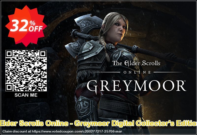 The Elder Scrolls Online - Greymoor Digital Collector's Edition PC Coupon Code Apr 2024, 32% OFF - VotedCoupon