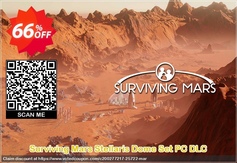 Surviving Mars Stellaris Dome Set PC DLC Coupon Code Apr 2024, 66% OFF - VotedCoupon