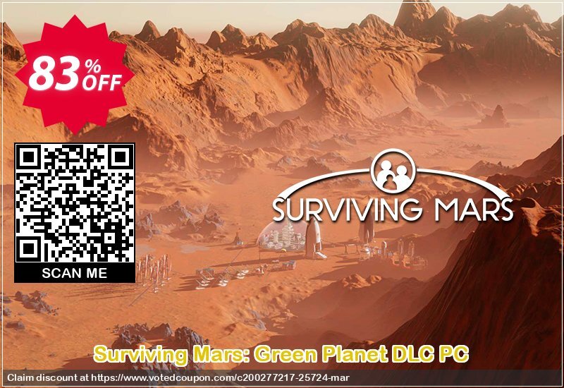 Surviving Mars: Green Planet DLC PC Coupon, discount Surviving Mars: Green Planet DLC PC Deal. Promotion: Surviving Mars: Green Planet DLC PC Exclusive offer 