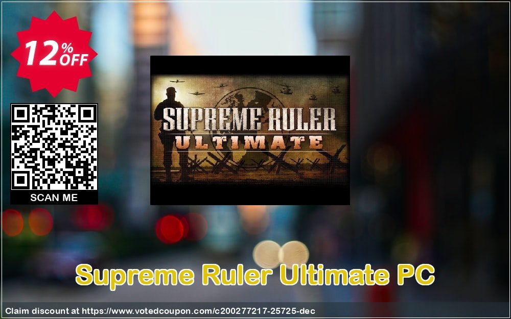 Supreme Ruler Ultimate PC Coupon Code May 2024, 12% OFF - VotedCoupon