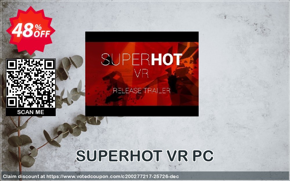 SUPERHOT VR PC Coupon, discount SUPERHOT VR PC Deal. Promotion: SUPERHOT VR PC Exclusive offer 