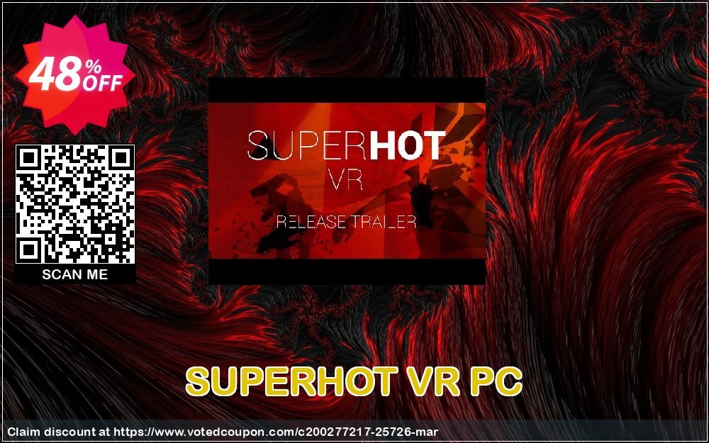 SUPERHOT VR PC Coupon, discount SUPERHOT VR PC Deal. Promotion: SUPERHOT VR PC Exclusive offer 