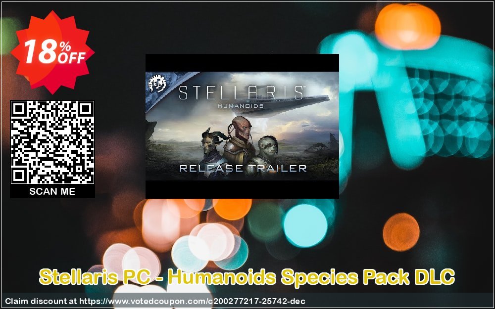 Stellaris PC - Humanoids Species Pack DLC Coupon, discount Stellaris PC - Humanoids Species Pack DLC Deal. Promotion: Stellaris PC - Humanoids Species Pack DLC Exclusive offer 