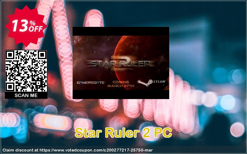 Star Ruler 2 PC Coupon, discount Star Ruler 2 PC Deal. Promotion: Star Ruler 2 PC Exclusive offer 